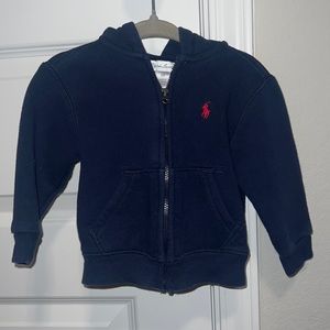 Ralph Lauren 12m Zipper Jacket Navy Blue
